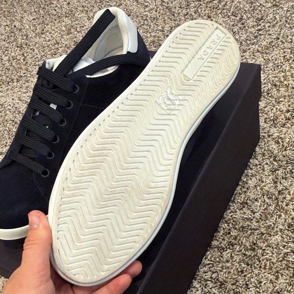Prada Men\'s Dark Blue Sneakers